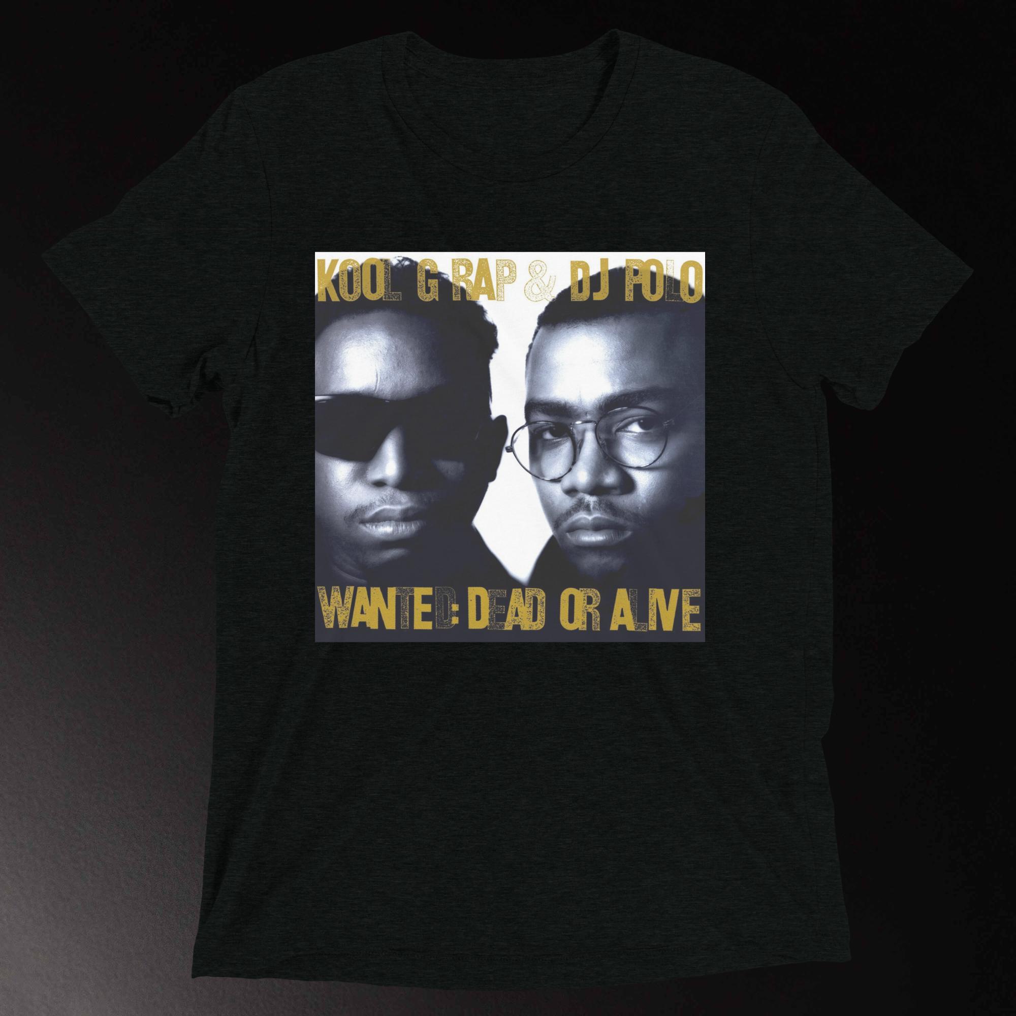 Wanted Dead or Alive Kool G Rap & DJ Polo Tribute Tee / The Streets Remember . Legends Live Forever - Image 4